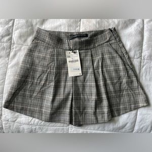 plaid Zara never been worn, new with tags skort